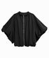 Black Mesh Layered Skirt